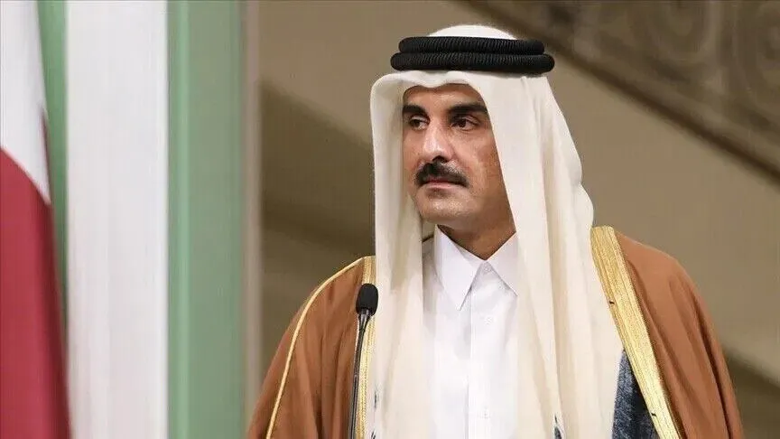أمير قطر وملك البحرين يبحثان قضايا إقليمية ودولية