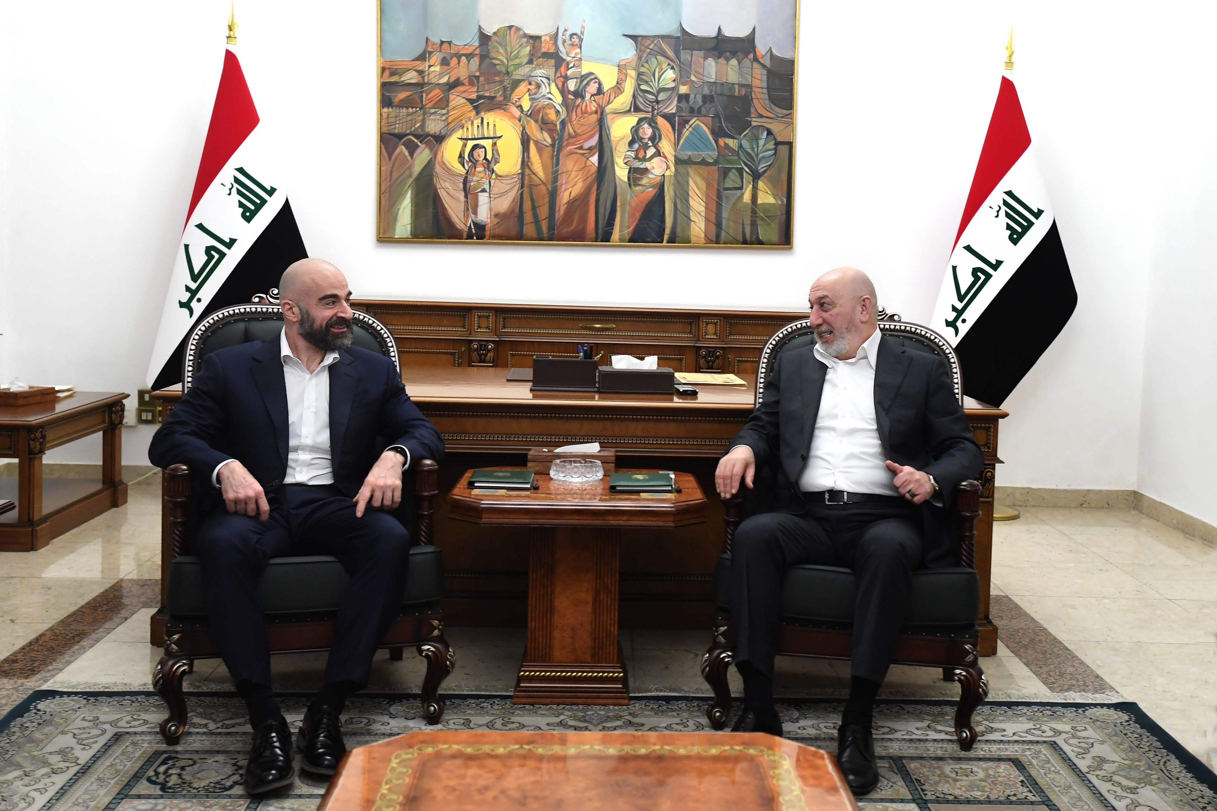 رئيس الجمهورية وطالباني يؤكدان أهمية تعزيز التنسيق والتعاون بين القوى السياسية » وكالة الانباء العراقية (واع)