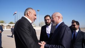 رئيس مجلس الشورى الإيراني يصل الى بغداد على رأس وفد برلماني
