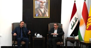 رئيس المكتب السياسي لمنظمة بدر يزور مقر الحزب الديمقراطي الكردستاني في بغداد