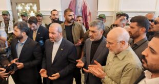 قاليباف يصل النجف الأشرف ويزور قبر الشهيد أبو مهدي المهندس