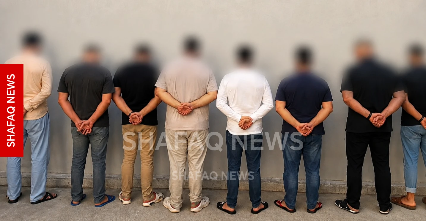 شفق نيوز..دهوك.. القبض على 8 متهمين بممارسة القمار