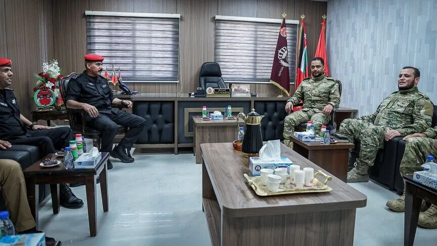سوريا والأردن تبحثان تعزيز التعاون العسكري