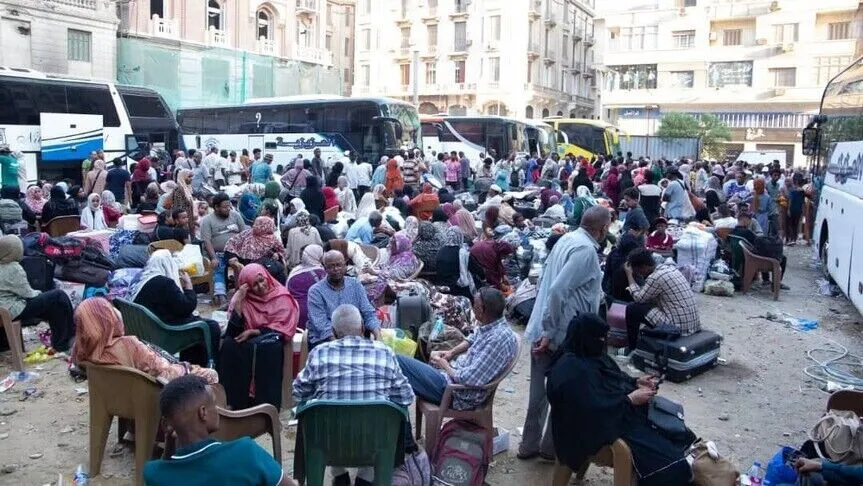 مصر.. عودة 550 سودانيا إلى بلادهم ضمن برنامج للعودة الطوعية
