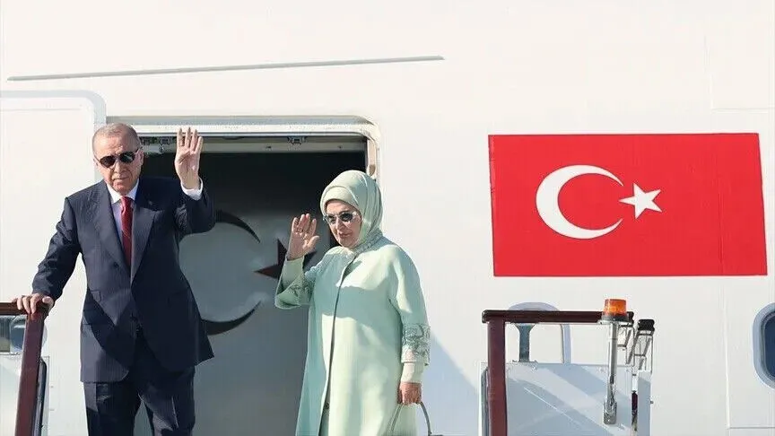 الرئيس أردوغان يغادر أنقرة متوجها إلى قرغيزيا