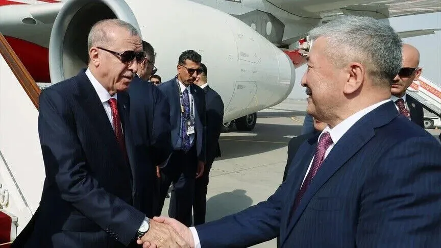 أردوغان يصل قرغيزستان للمشاركة في قمة شنغهاي للتعاون