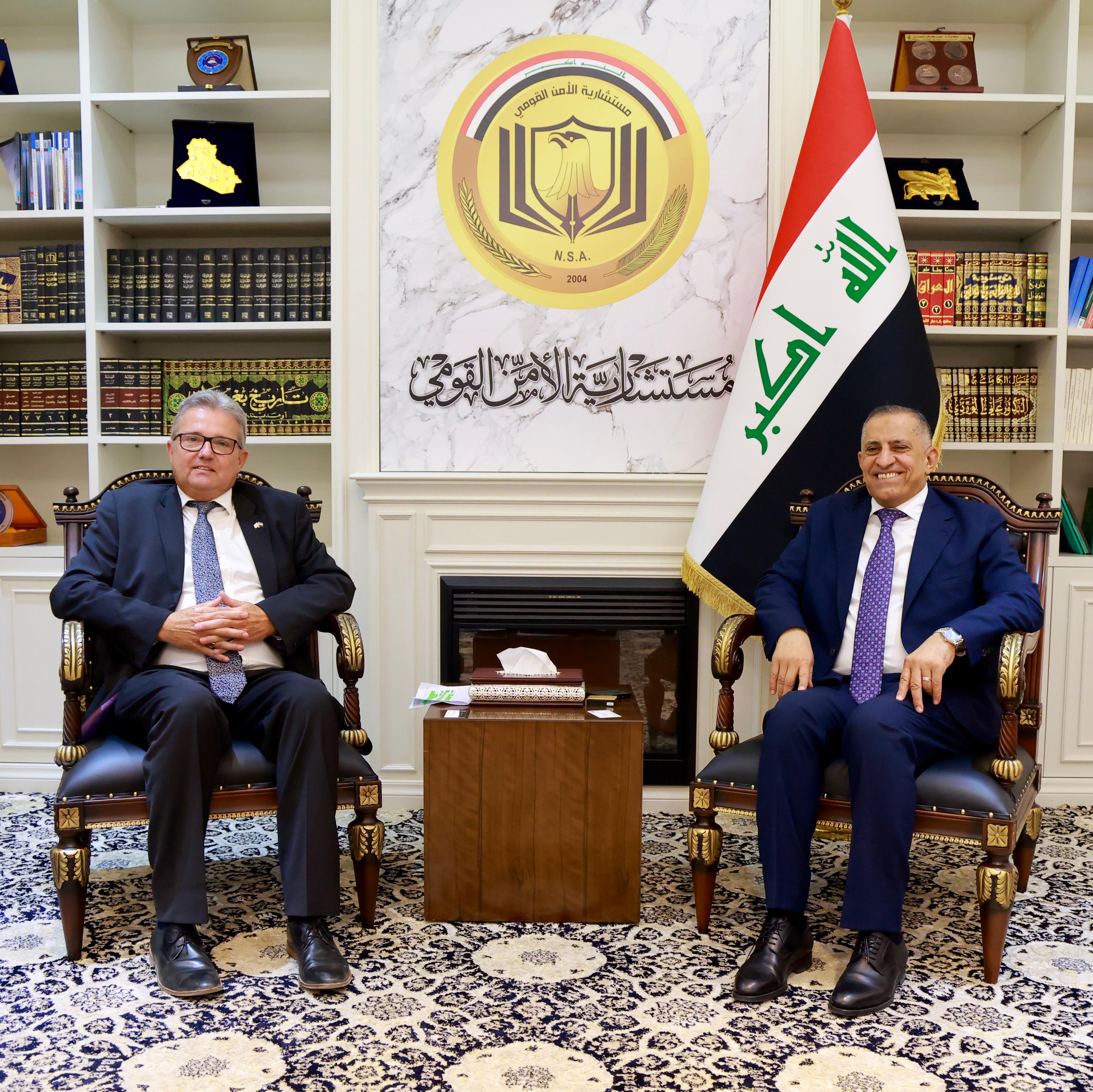 العبودي يبحث مع القائم باعمال سفارة المملكة المتحدة تطوير العلاقات الثنائية واستمرار الشراكة بمكافحة الارهاب