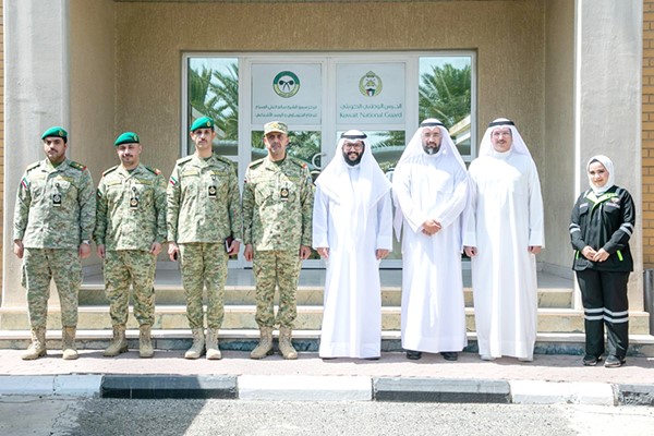 وكيل الصحة زار مركز الشيخ سالم العلي للدفاع الكيماوي والرصد الإشعاعي بالحرس الوطني