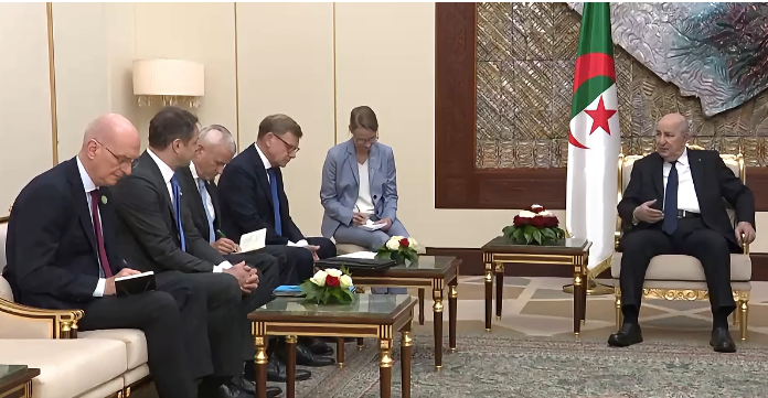 الرئيس تبون يستقبل وزير الخارجية الألماني يوهان فاديفول