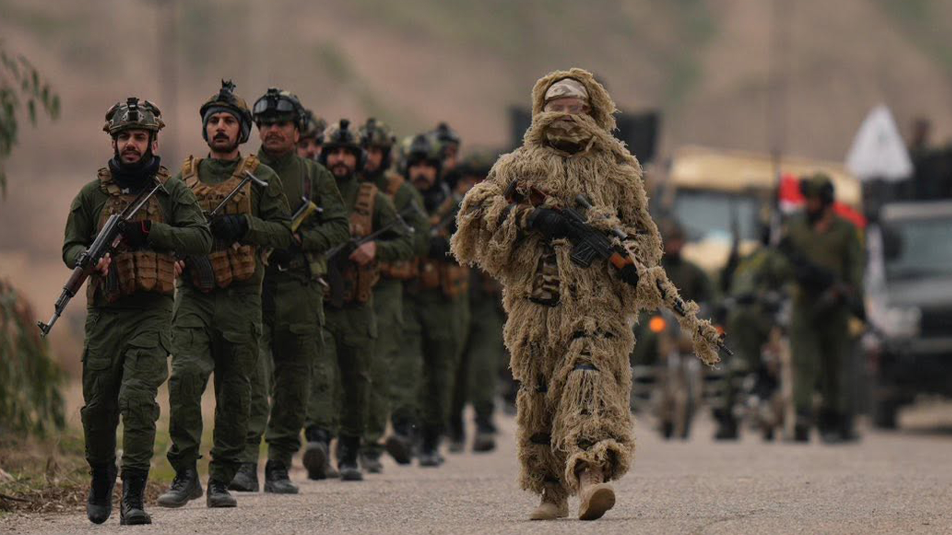 تغيير ملابس الحشد والرتب والشارات.. نقل وتقاعد بالقرعة و5 قرارات أمام بغداد – عاجل