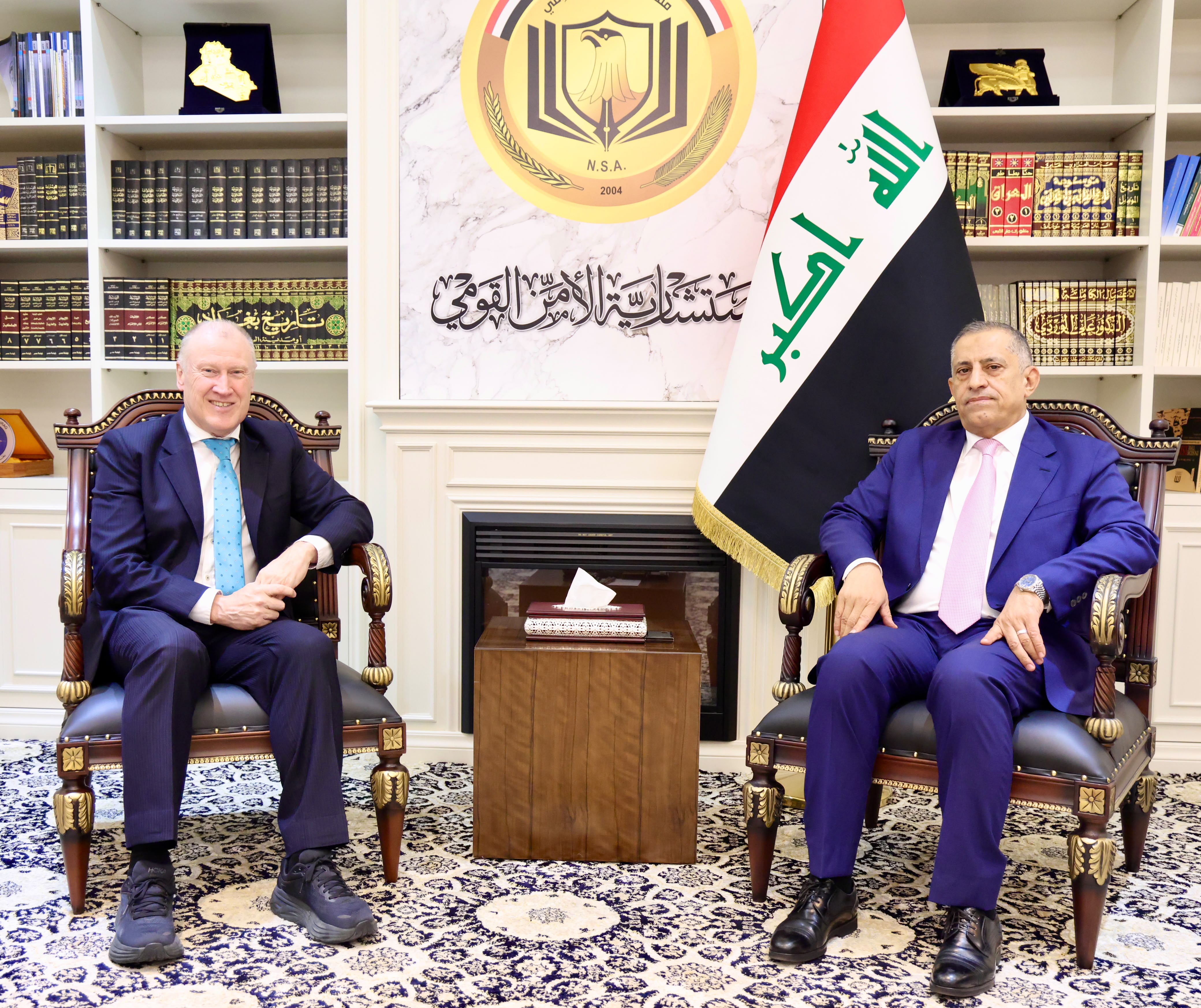 مستشار الأمن القومي يبحث مع السفير الأسترالي بالعراق المستجدات الإقليمية والدولية والعلاقات الثنائية